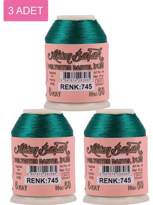 Altınbaşak 3 Adet  Oya ve Dantel Ipi 20 gr -  - No: 745