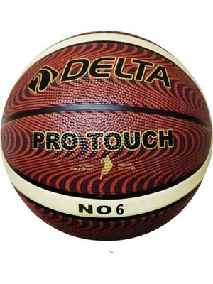 Delta Pro Touch 6 Numara Basketbol Topu Turuncu Renkli Kauçuk Yüzey ile Yüksek Performans