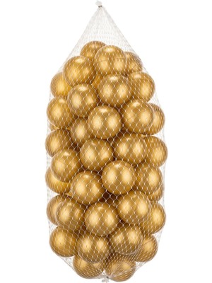 Vavbaby Oyun Havuz Topu Şişme Oyun Havuz Topları 6 cm 50 Adet Gold
