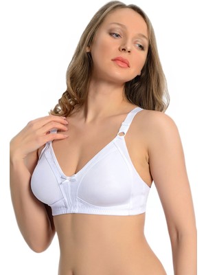 Beyaz Dikişsiz Toparlayıcı Sütyen - 501 - Beden 100 Dpmah
