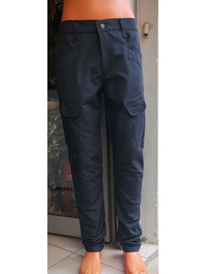 Beyzdenim Lacivert Taktikal Su Itici Pantolon Büyük Beden Erkek Cepli Dokuma Kumaş ile Konforlu Kullanım