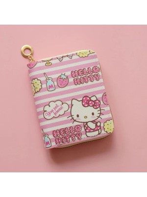 Kawaii Hello Kitty Cinnamoroll Kız Çocuk Doğum Günü Hediyelik Kartlıklı Cüzdan