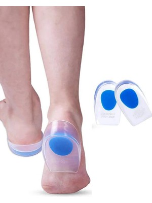 Sanal Trend Ortopedik Silikon Tabanı İçin Tabanlık Sihirli Jel Topuk Tabalığı 1 Çift