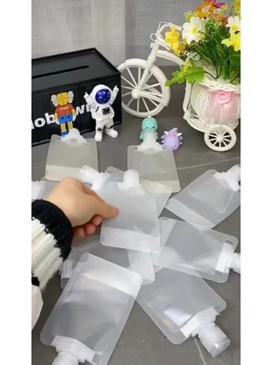 Sanal Trend 3 Adet Krem Şampuan Taşıma Şişesi Çanta İçi Düzenleyici Taşıma Şişesi Krem Saklama Kabı