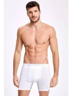 İlke İç Giyim Likralı Uzun Erkek Boxer 10 Adet
