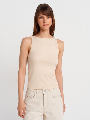 21048 Halter Yaka Top-Taş