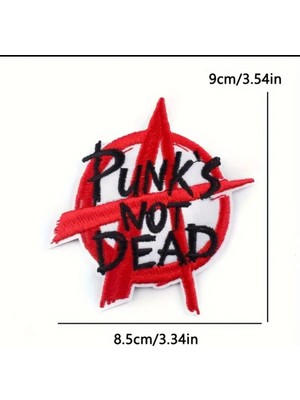 Dükkan Design Punks Not Dead Patch Yama