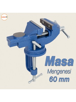 Masa Mengenesi 60 mm Mobilya Tezgah Dönerli Tabla Taban Metal Döküm Işkence Kıskaç Mini Ahşap Kanca