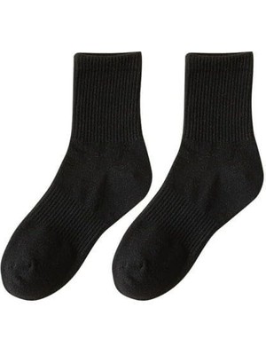 6’lı Yarım Konç Spor ve Günlük Kullanıma Uygun Pamuklu Çorap