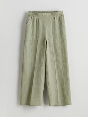 Lcw Kids  Beli Lastikli Müslin Kız Çocuk Pantolon  (S5)