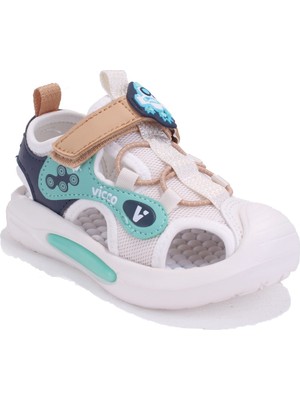 Vicco 332P25Y221 Rocket Bej Ortopedik Günlük Işıklı Erkek Çocuk Spor Sandalet