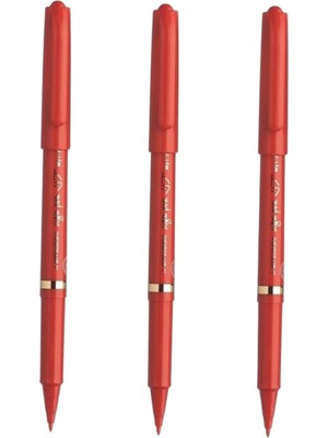 Unıball Mitsubishi Sign Pen 1.0 Akrilik Uçlu Imza Kalemi Kırmızı ( Üç Adet )