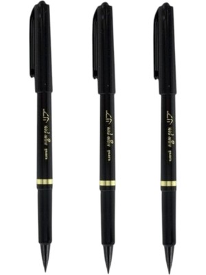 Unıball Mitsubishi Sign Pen 1.0 Akrilik Uçlu Imza Kalemi Siyah ( Üç Adet )