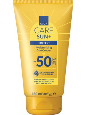 Avon Care Sun+ Protect Nemlendirici Güneş Kremi SPF50 150 ml