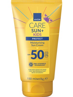 Avon Care Sun+ Protect Çocuklar İçin Nemlendirici Güneş Kremi SPF50 150 ml