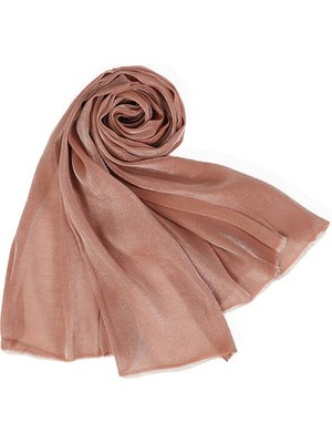 Miray Kadın Parlak Meyra Şal Soğan Kabuğu