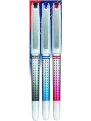 Uniball Eye Needle ( 0.7 ) Iğne Uçlu Kalem Mavi-Kırmızı-Siyah ( Üç Adet )
