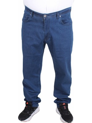 Starbattal Büyük Beden Kot Pantolon Power Lycra Comero 11914 Mavı