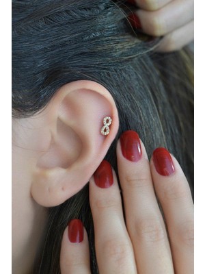 Sacce Scarves & Accessories Sonsuzluk Kıkırdak Küpesi Helix Piercing
