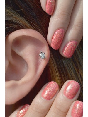 Sacce Scarves & Accessories Kaplumbağa Piercing Helix Kıkırdak