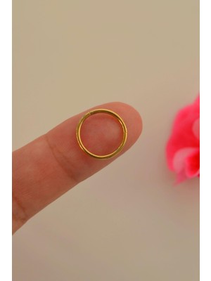 Sacce Scarves & Accessories 12 mm Gold  Çelik Piercing Helix Lob Conch