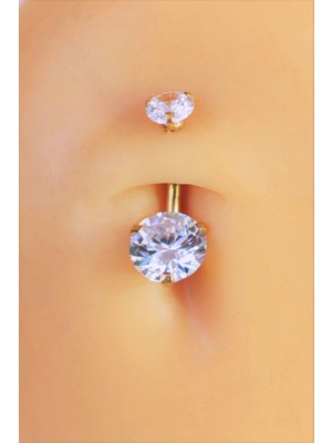 Sacce Scarves & Accessories Çelik Tektaş Göbek Piercing Gold
