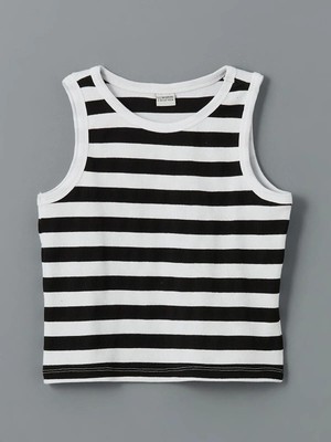 Lcw Kids  Bisiklet Yaka Kız Çocuk Crop Atlet  (S5)