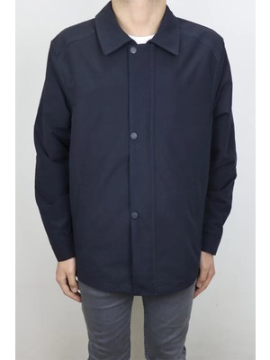 Marco Muratti Fistan Store Erkek Ceket Yaka Klasik Kesim Rahat Kalıp Fermuar ve Çıtçıtlı Yazlık Mont