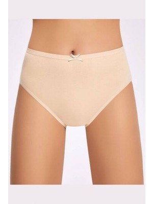 Fiyonklu Ten Kadın Biyeli Bato Külot   5 Adet