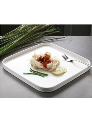 Kare Porselen Tabak 31X31X2,3 cm