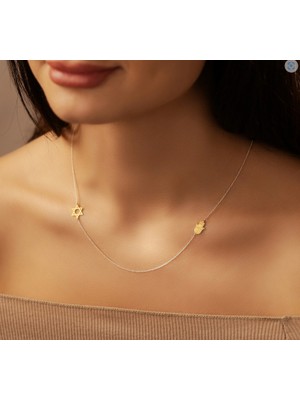 Davud Yıldızı 14 Ayar Altın Kolye