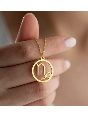 Oğlak Burç 14 Ayar Altın Kolye