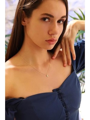 Ay 14 Ayar Altın Kolye