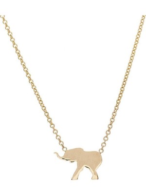 Fil 14 Ayar Altın Kolye