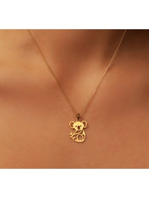 Koala 14 Ayar Altın Kolye