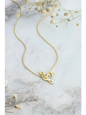 Müzik Notası 14 Ayar Altın Kolye