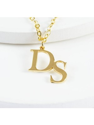 Harf Yazılı 14 Ayar Altın Kolye