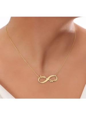 Sonsuzluk 14 Ayar Altın Kolye