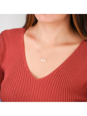 Çift Kuğu 14 Ayar Altın Kolye