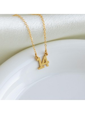 14 Sayısı 14 Ayar Altın Kolye