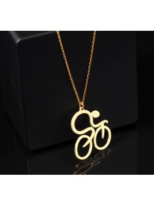 Bisiklet 14 Ayar Altın Kolye