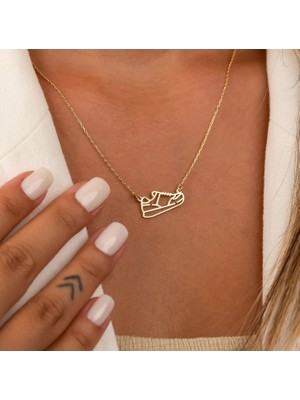 Ayakkabı 14 Ayar Altın Kolye