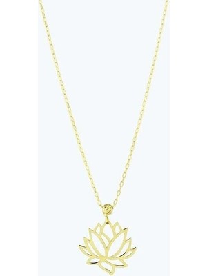 Yaşam Çiçeği 14 Ayar Altın Kolye