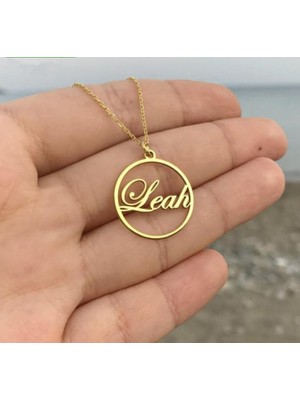 Isim Yazılı 14 Ayar Altın Kolye