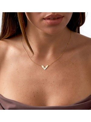 Yarasa 14 Ayar Altın Kolye