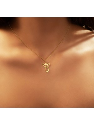 Peri 14 Ayar Altın Kolye