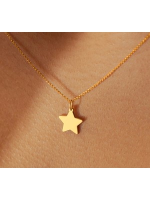 Yıldız 14 Ayar Altın Kolye