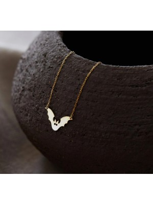 Yarasa 14 Ayar Altın Kolye