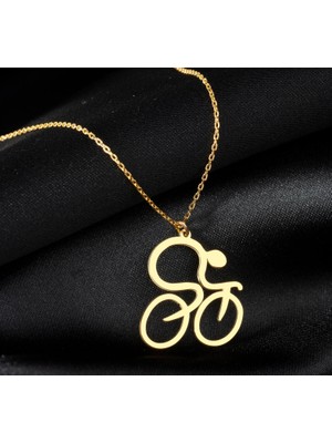 Bisiklet 14 Ayar Altın Kolye