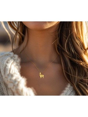 Deve 14 Ayar Altın Kolye